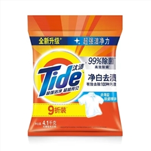 汰渍洗衣粉4.1千克 （4包1件）